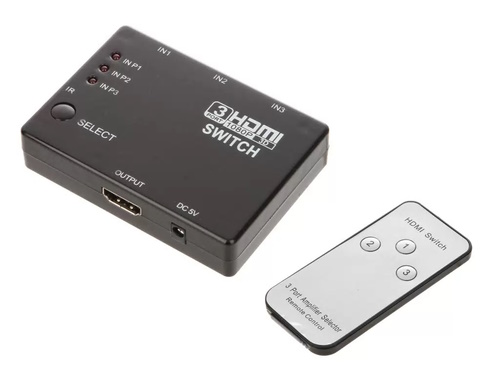 HDMI свитчер - коммутатор (3 входа, 1 выход) арт.084106