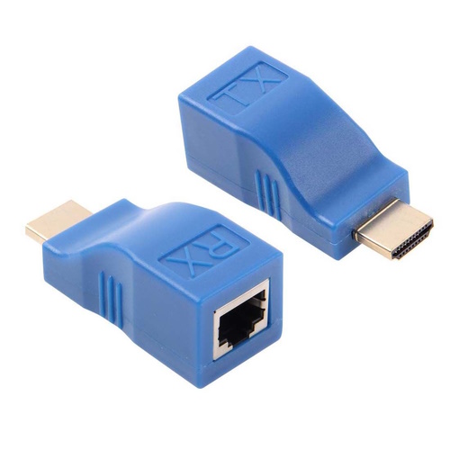 HDMI удлинитель по витой паре (RJ45-1) (до 30м) арт.084203 