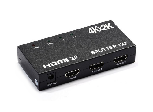 HDMI - сплиттер - разветвитель (1 вход, 2 выхода) арт.084138