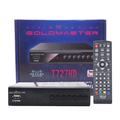 Цифровая приставка DVB-T2/DVB-C Gold Master T-727HD арт.134082