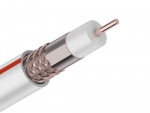 Кабель RG-6/64 ССS/AL SAT- Premium белый арт.020271